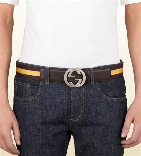 flannels mens gucci belt|belt with interlocking g buckle.